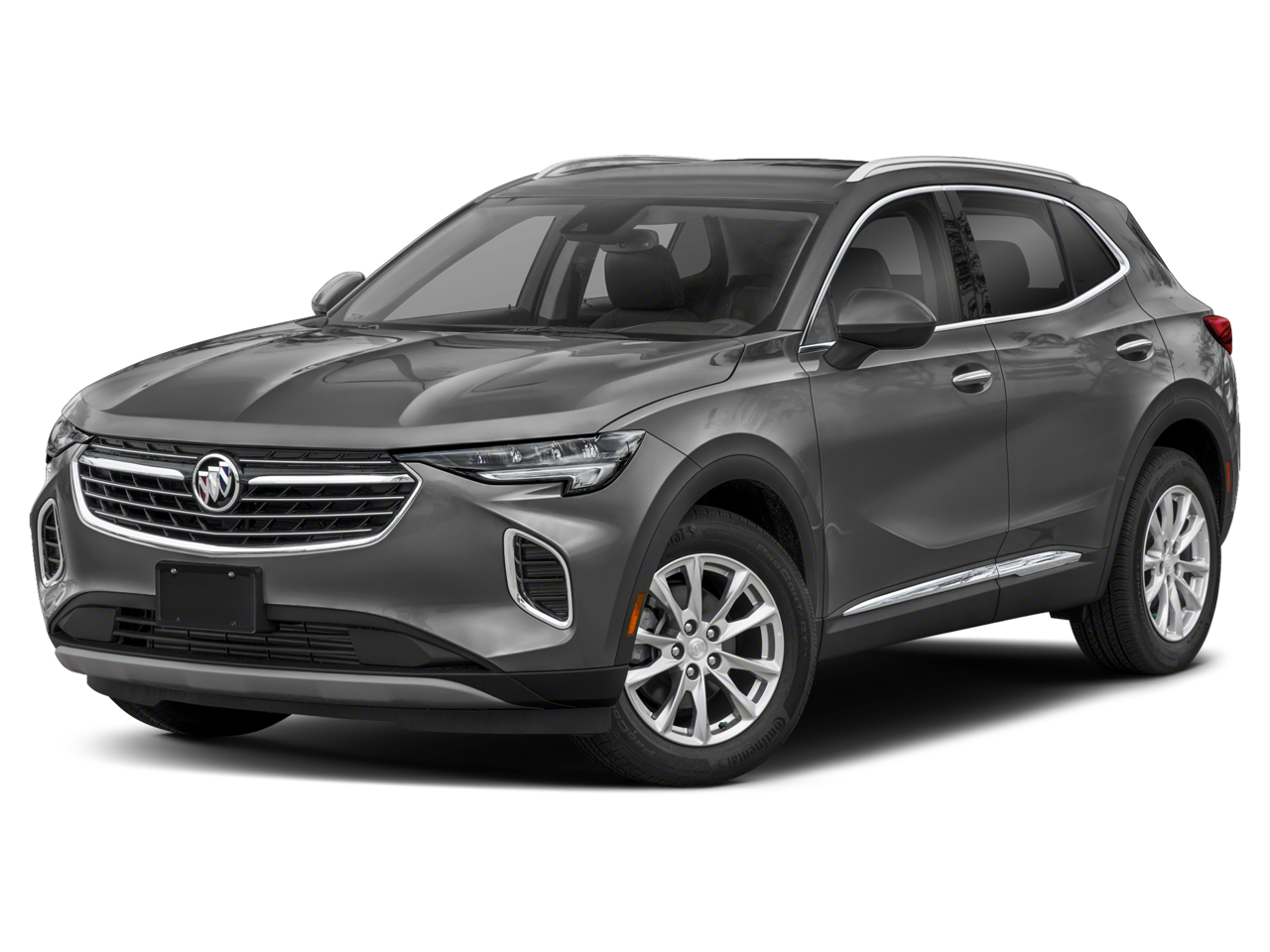 2023 Buick Envision Essence in Moonstone Gray Metallic — front three-quarter view