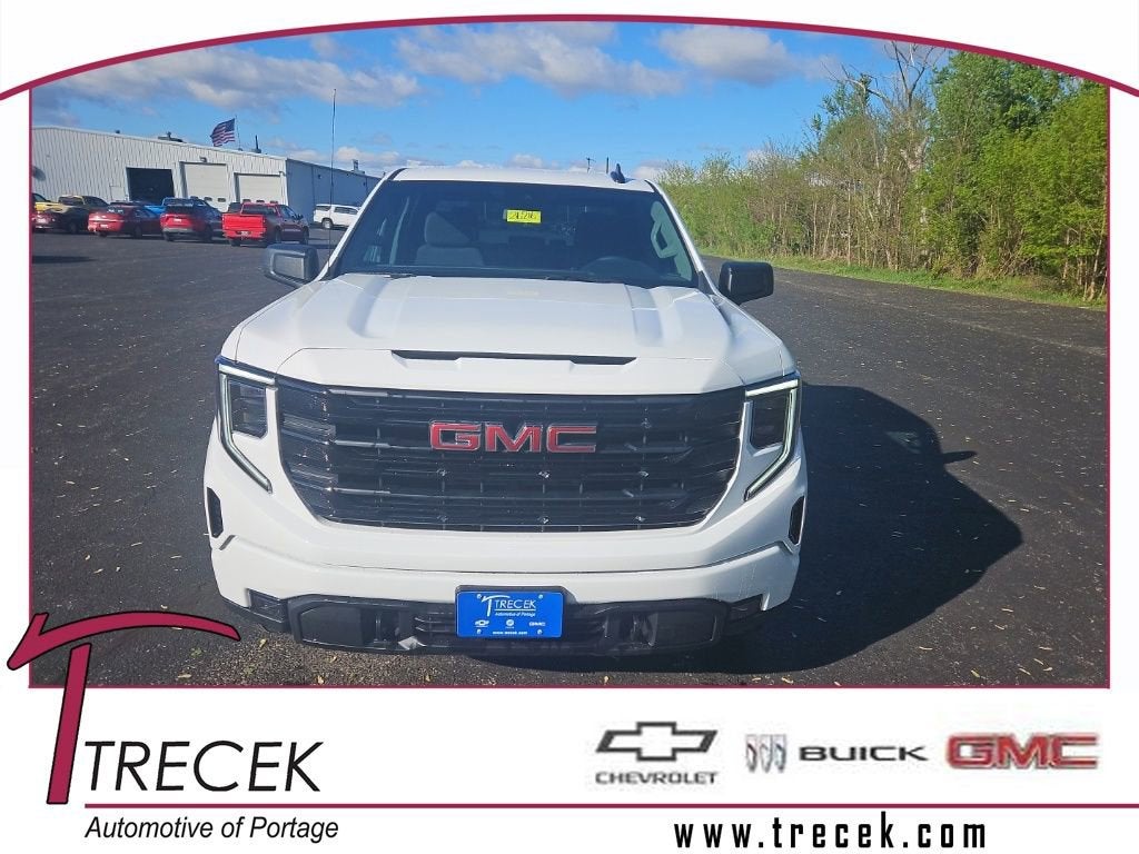 2026 GMC Sierra 1500 Elevation in Summit White — front three-quarter view