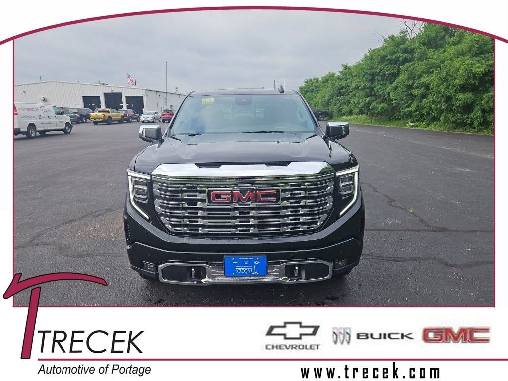 2026 GMC Sierra 1500 Denali in Onyx Black — front three-quarter view