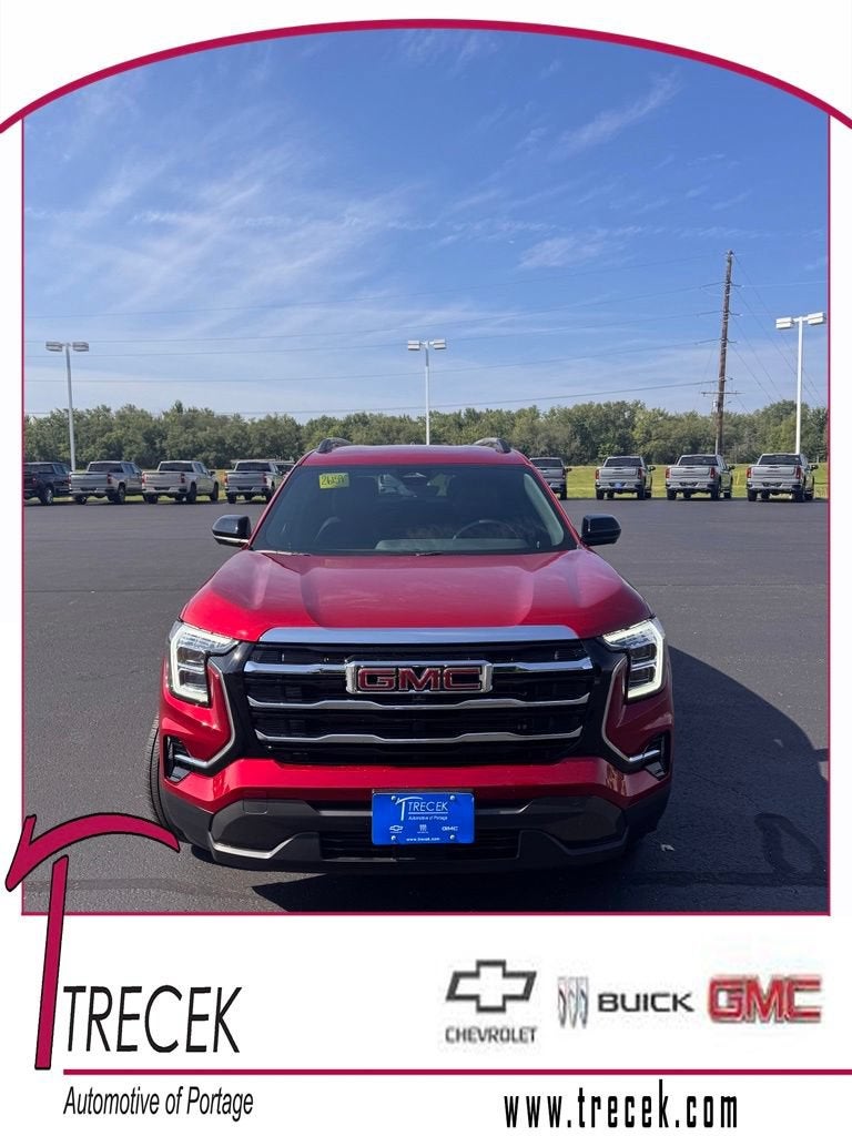 2026 GMC Terrain Elevation in Volcanic Red Tintcoat — front three-quarter view