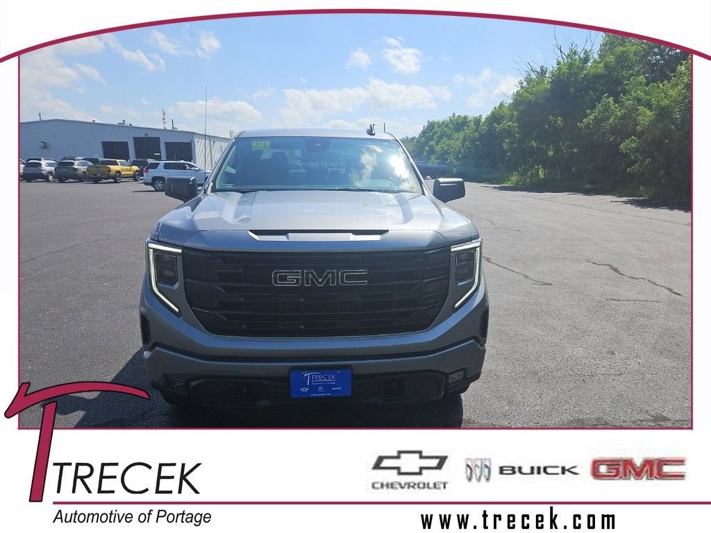 2026 GMC Sierra 1500 Elevation in Sterling Metallic — front three-quarter view