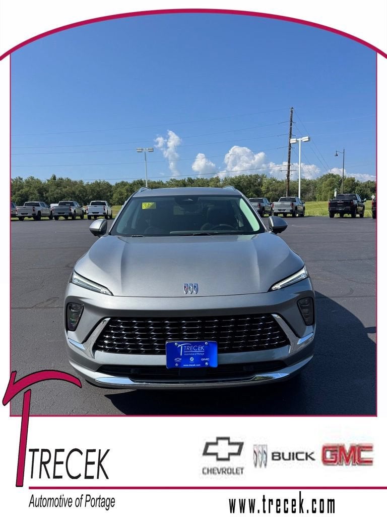2026 Buick Envision Avenir in Moonstone Gray Metallic — front three-quarter view